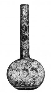 जडावकाम केलेले भारतीय काचपात्र, १८ वे शतक