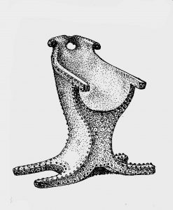 व्हेनेशियन कातडी खुर्ची, सु. १८ वे शतक.
