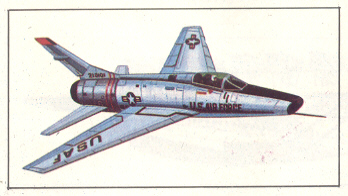 नॉर्थ अमेरिकन एफ- १० सुपर सेवर' विमान (पहिले अधिस्वनी लढाऊ झोत विमान, १९५३)