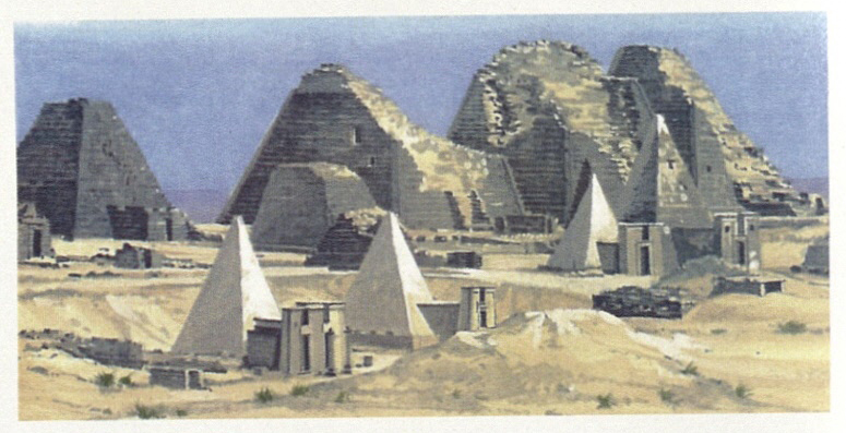 मेरोए येथील प्राचीन पिरॅमिड