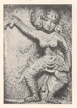 अभिजात नृत्य-शिल्प, देवी मंदिर, चिदंबरम्, १३ वे शतक.