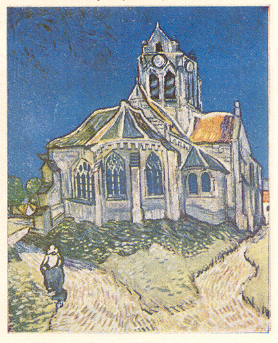 'द चर्च ऑफ ओव्हेर' (१८९०) – व्हान गॉख