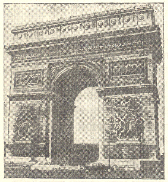नेपोलियनने बांधलेली विजयी कमान, पॅरिस