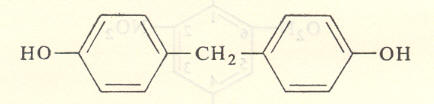 सूत्र १०. p-p' डायहायड्रॉक्सी डायफिनिलमिथेन