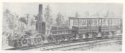 अमेरिकेच्या संयुक्‍त संस्थानात नियमित रेल्वे वाहतुकीसाठी तयार केलेले पहिले रेल्वे एंजिन (१८३०).
