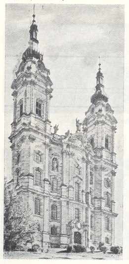 ‘फीरझेनहायलिगेन’ चर्च, बव्हेरिया (१७४३-७१) -बाल्टासार नॉइमान.