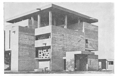 ‘व्हिला शोधन’, अहमदाबाद (१९५६)-ल कॉर्ब्यूझ्ये.