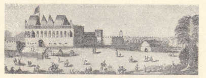 सतराव्या शतकातील (१६७०) फोर्ट विभागाचे चित्र.