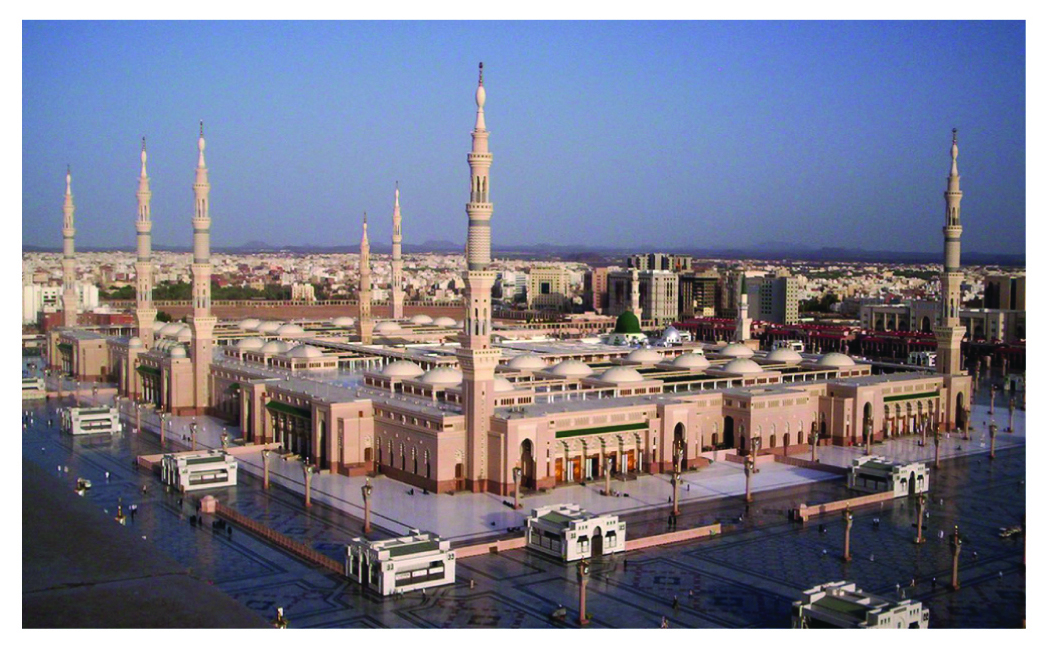 मक्का येथील मशिदीचे विहंगम दृश्य