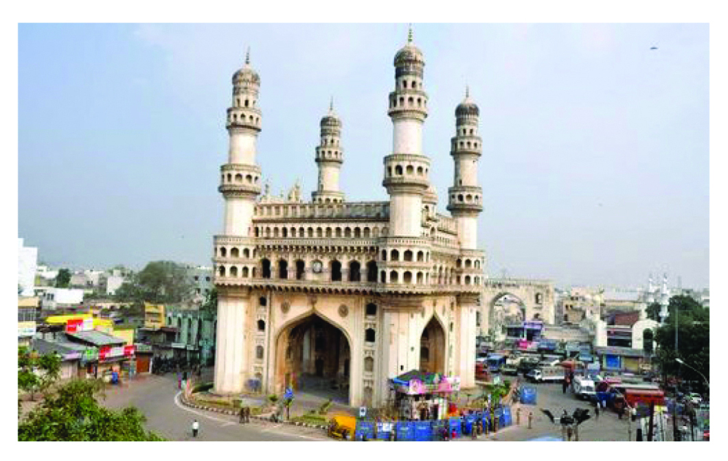 चारमीनार (स्मारकशिल्प), हैदराबाद.