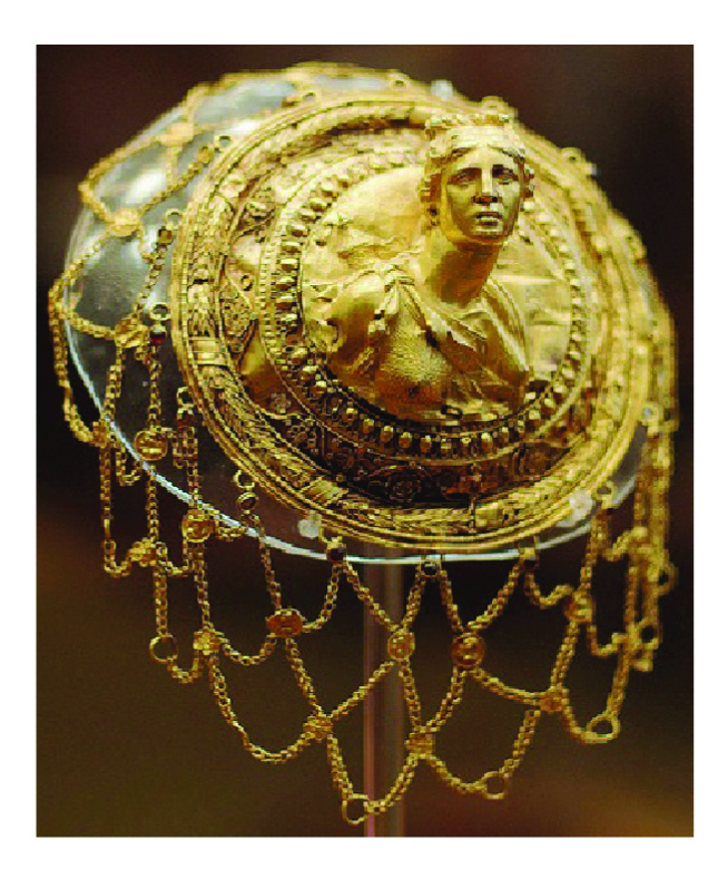 सोन्याचे कर्णफूल, नॅक्रोपोलीस, इट्रुस्कन काळ (इ.स.पू. चौथे शतक).