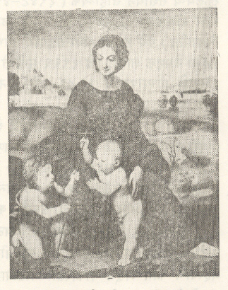 'मॅडोना देल प्रातो' (१५०६) : मॅडोनाचे (मेरीचे) रॅफेएलकृत चित्र.