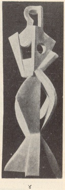 ४. 'स्टँडिंग फिगर ' (१९२०), पाषाणशिल्प-ए. आचिपेको.