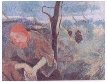 'अँगनी इन द गार्डन' (१८४८-१९०३)--पॉल गोगे.