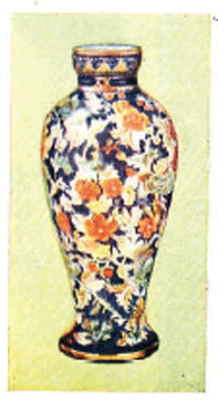 रंगीत बोहीमियन काचपात्र,सु. १९ वे शतक.