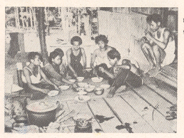 ख्मेरमधील श्रमजीवींचे भोजन