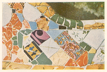 ६ 'ग्युएल पार्क' : अंशदृश्य, वार्सेलोना (१९०० - १४) -- आंतोन्यो गॉदी.