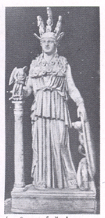 ‘अथीना पार्थनॉस’ (इ. स. पू. ४४७–४३२) – फिडीयस रोमन प्रतिकृती.
