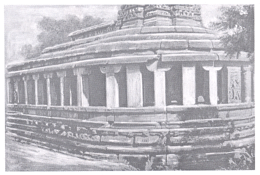 दुर्गा मंदिराचा वायव्य भाग, ऐहोळे
