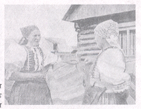 ग्रामीण स्लोव्हाक स्त्रिया