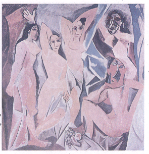 'Les Demoiselles d' Avignon' (१९०७) - पाब्लो पिकासो.